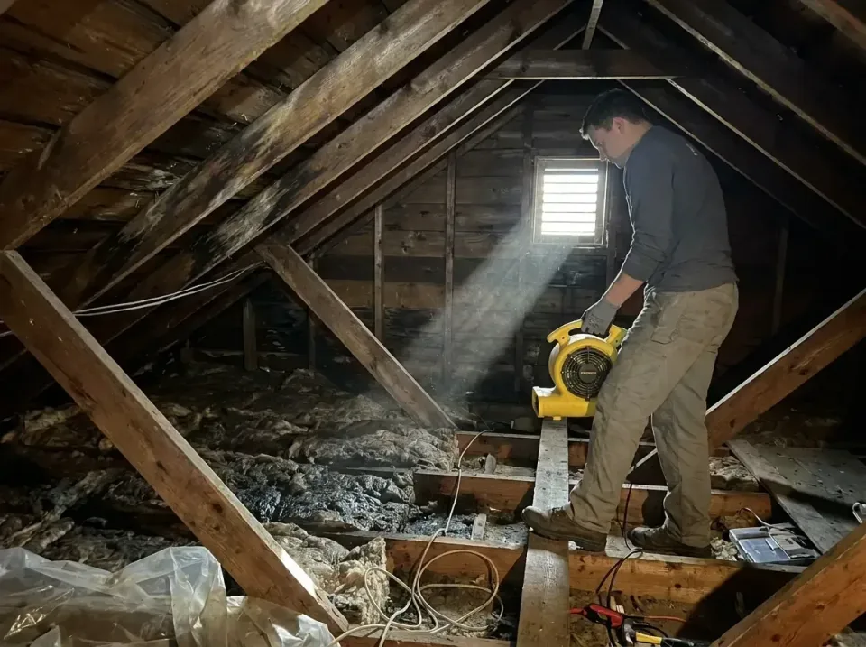 attic-water-damage-drying-proc-007 — frequently asked questions, Emergency Water Extraction & 24/7 Flood Response in Bayshor…